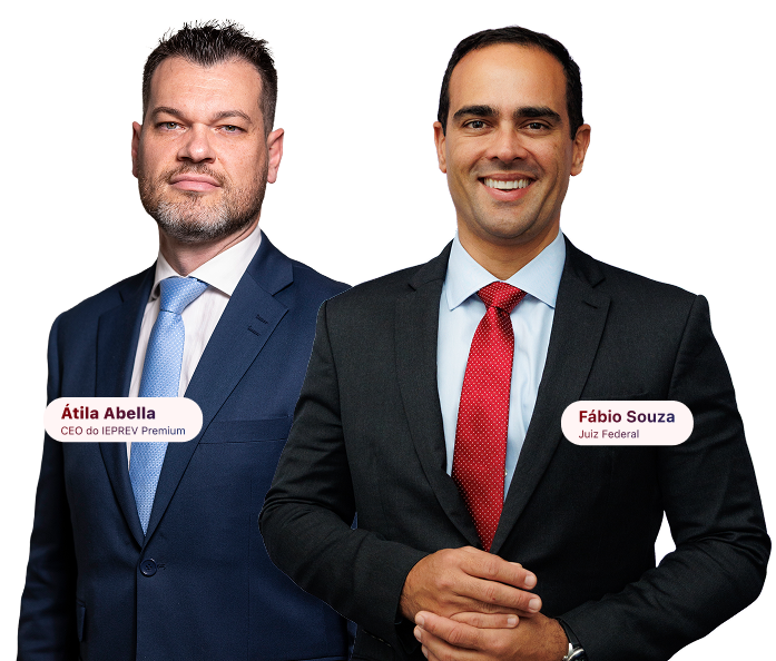 Coordenadores da Pós-Graduação: Átila Abella, Fábio Souza